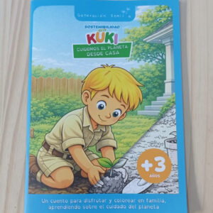 Donación del libro "Sostenibilidad con Kuki. Cuidemos el planeta desde casa"