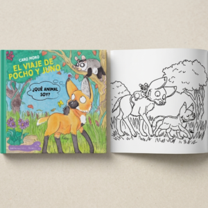 Combo "El viaje de Pocho y Juno" -Tapa dura + edición para colorear- Preventa
